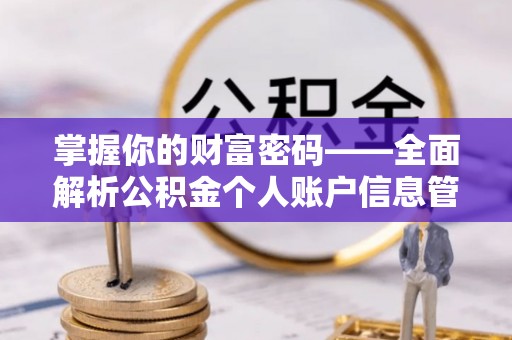 临颍掌握你的财富密码——全面解析公积金个人账户信息管理与优化