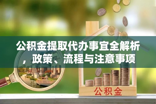 临颍公积金提取代办事宜全解析，政策、流程与注意事项