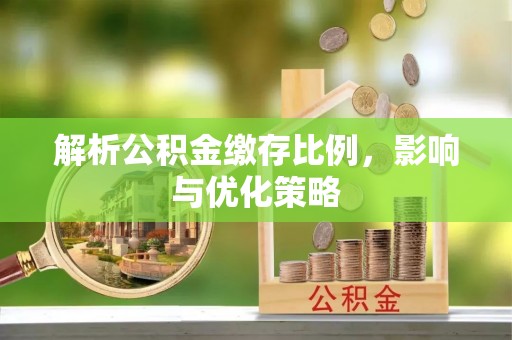 临颍解析公积金缴存比例，影响与优化策略