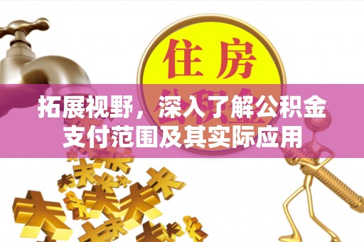 临颍拓展视野，深入了解公积金支付范围及其实际应用