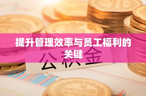 临颍提升管理效率与员工福利的关键