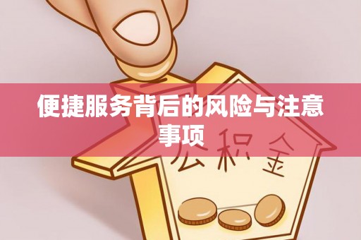 临颍便捷服务背后的风险与注意事项